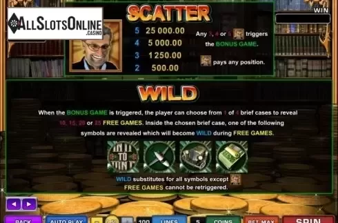 Paytable 1. In It to Win It from Microgaming