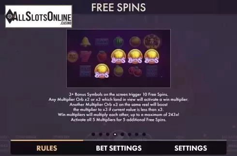 FS feature screen