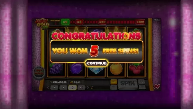 Juicy Gold 100 slot screenshot 4