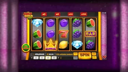 Juicy Gold 100 slot screenshot 1