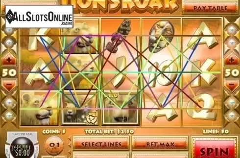 Screen5. Lion's Roar (Rival Gaming) from Rival Gaming