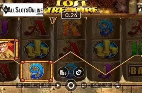 Win Screen. Lost Treasure (Wazdan) from Wazdan
