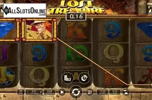Win Screen. Lost Treasure (Wazdan) from Wazdan