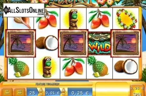 Scatter screen. Luau Loot from WMS