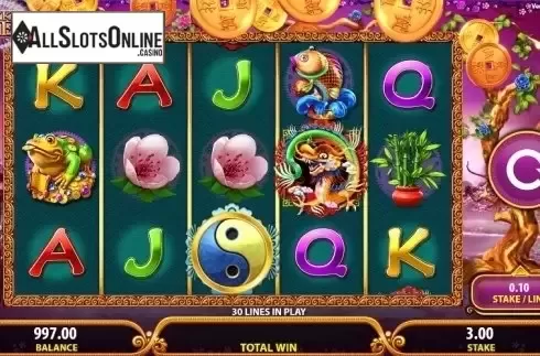 Reel screen. Lucky Tree from Bally