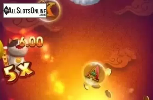 Game Screen. Lucky Twins Catcher from Microgaming