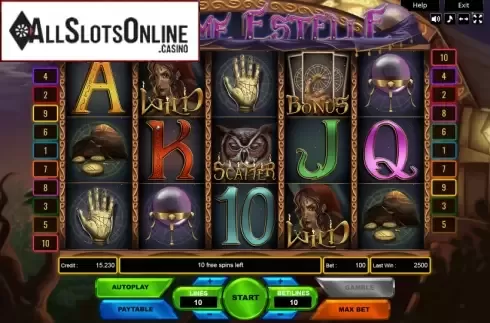 Reel Screen. Madame Estelle from Platin Gaming
