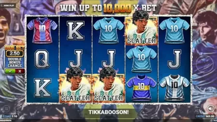 D10S Maradona slot screenshot 4