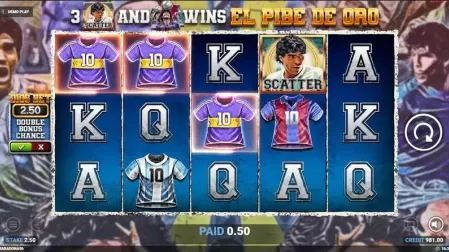 D10S Maradona slot screenshot 2