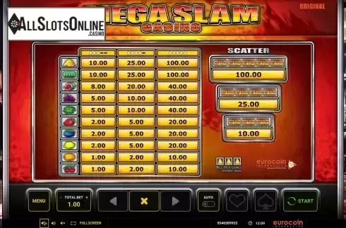 Paytable