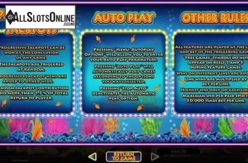 Jackpot. Megaquarium from RTG