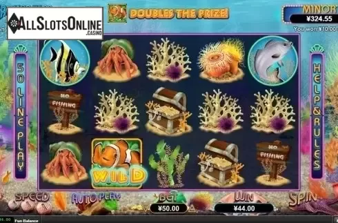 Win Screen. Megaquarium from RTG