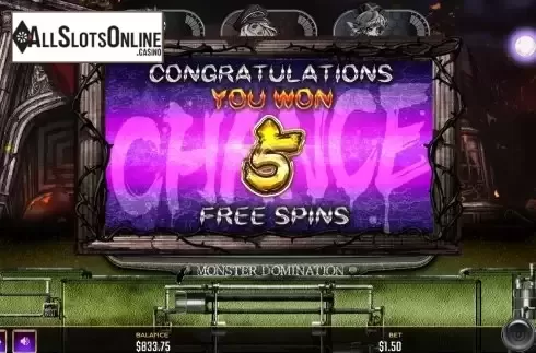 Free Spins screen 2