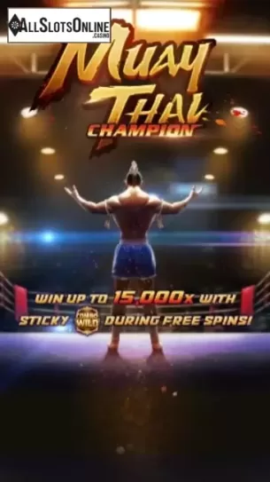Start Screen. Muay Thai Champion from PG Soft