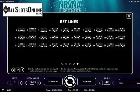Screen8. NRVNA  from NetEnt