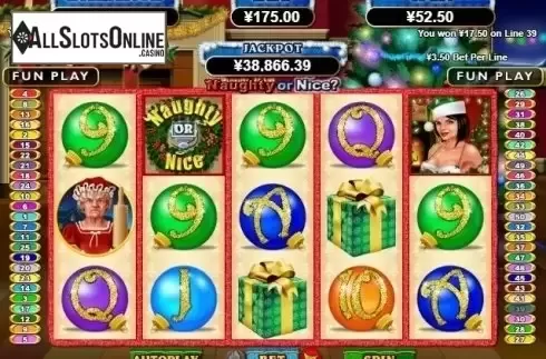 Win Screen. Naughty or Nice? from RTG