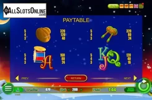 Paytable 2