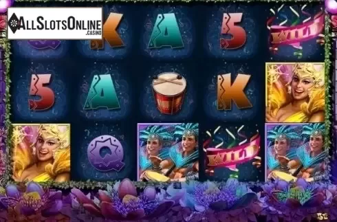 Game Workflow screen. Oba Carnaval from High 5 Games