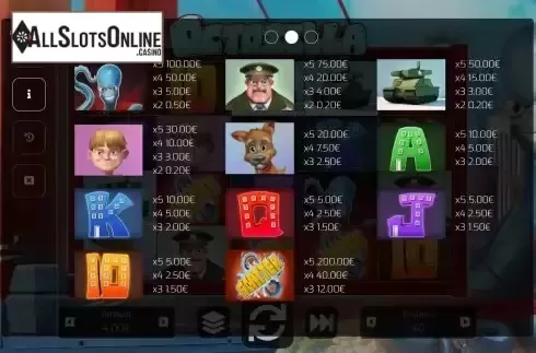 PayTable Screen