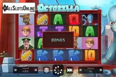 Bonus Game Win Screen