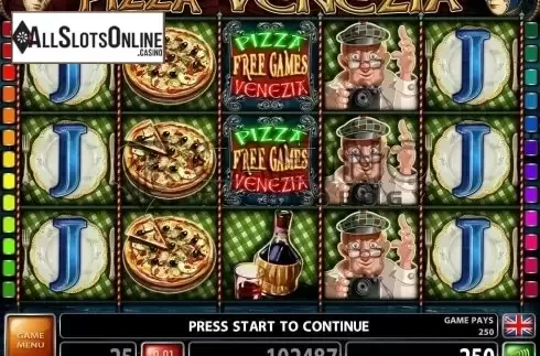 Screen3. Pizza Venezia from Casino Technology
