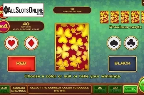 Risk Game screen