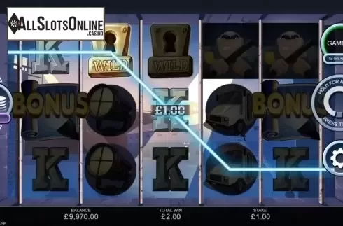 Win Screen. Prison Escape (Inspired Gaming) from Inspired Gaming