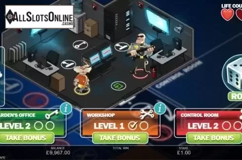 Bonus Game 5. Prison Escape (Inspired Gaming) from Inspired Gaming