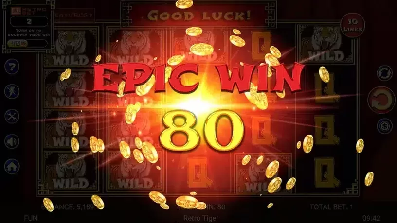 Retro Tiger slot screenshot 5
