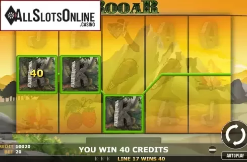Win Screen 2. Rooar from Fils Game