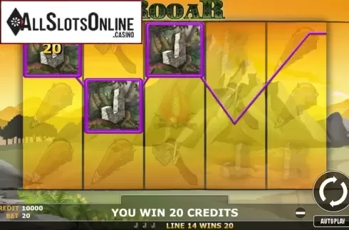 Win Screen 1. Rooar from Fils Game