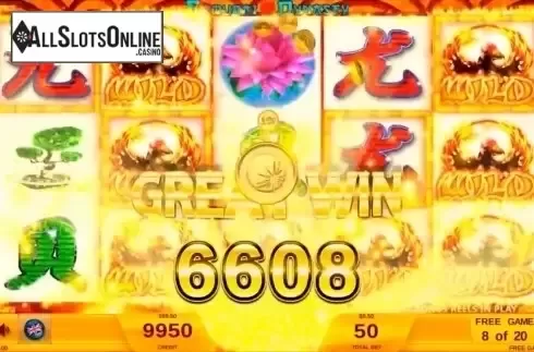 Great win. Samurai Dynasty from IGT