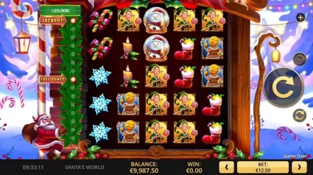 Santa's World slot screenshot 1