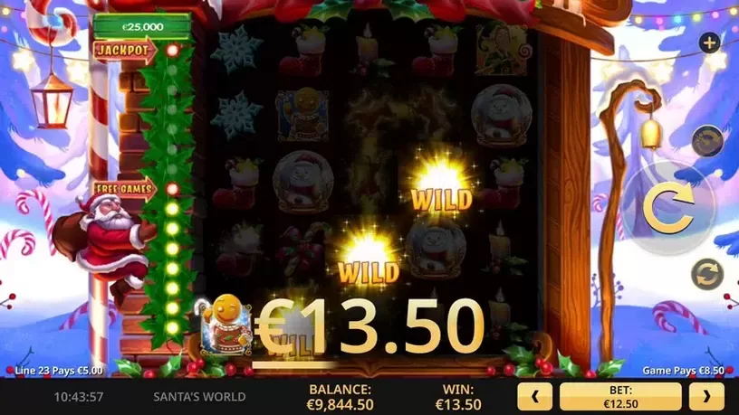 Santa's World slot screenshot 3