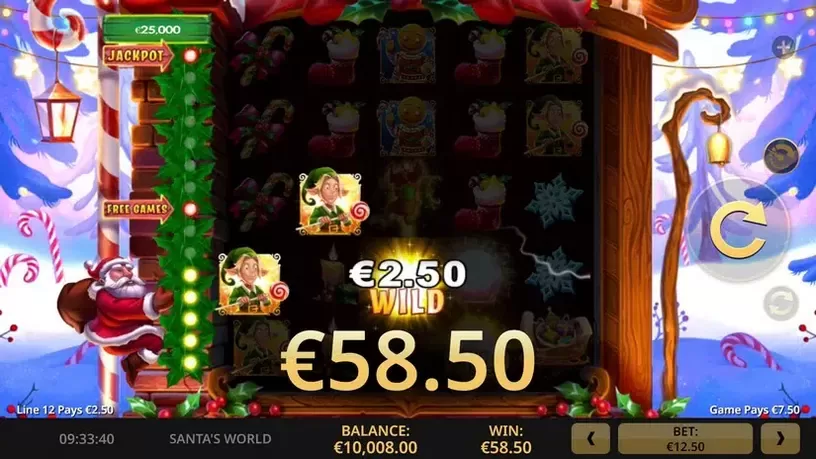 Santa's World slot screenshot 4