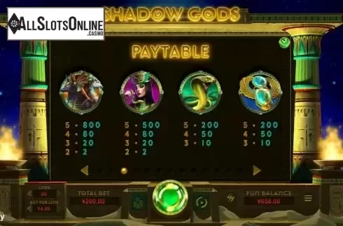 Symbols. Shadow Gods from RTG