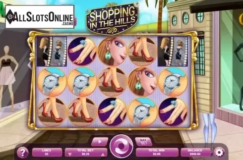 Reel screen. Shopping in the Hills from Arrows Edge