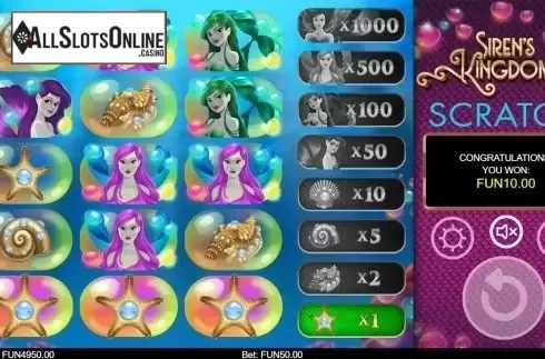 Game workflow 2. Sirens Kingdom Scratch from IronDog