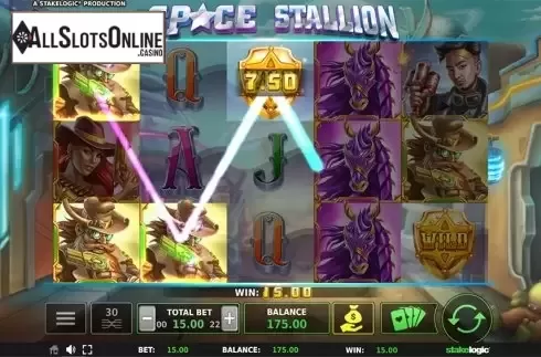Game workflow . Space Stallion from StakeLogic
