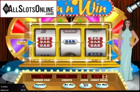 Screen4. Spin 'n Win from Amaya