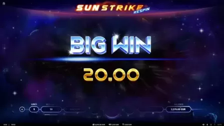 Sunstrike Respin slot screenshot 4