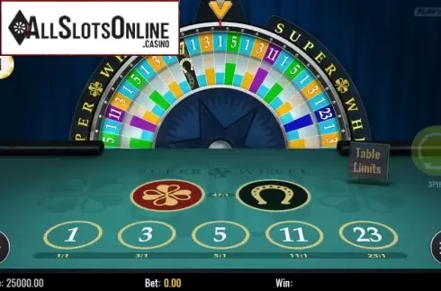 Screen 1. Super wheel from Play'n Go
