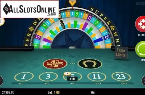 Screen 2. Super wheel from Play'n Go