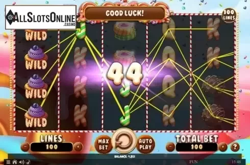 Win Screen 4. Sweet Win from Spinomenal