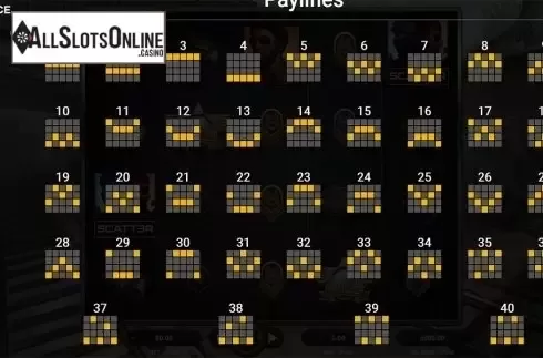 Paytable 3. Tactical Force from Relax Gaming