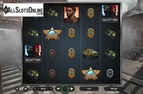 Reels screen. Tactical Force from Relax Gaming