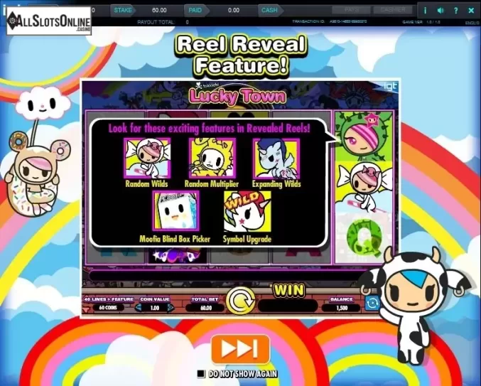 Feature presentation 2. Tokidoki – Lucky Town  from IGT