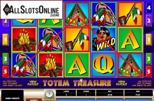 Screen 5. Totem Treasure from Microgaming
