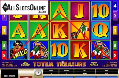 Screen 3. Totem Treasure from Microgaming