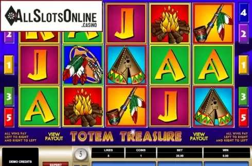 Screen 2. Totem Treasure from Microgaming